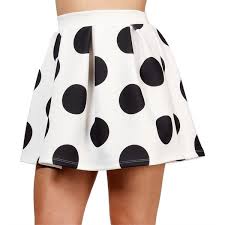 skirt beautifully adorned with circles
