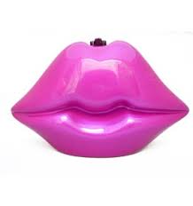 Ultra Glamorous Lips-Shaped Clutch Bag