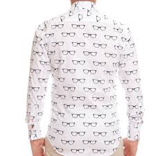 Semi Formal Shirt Designed With Spectacles